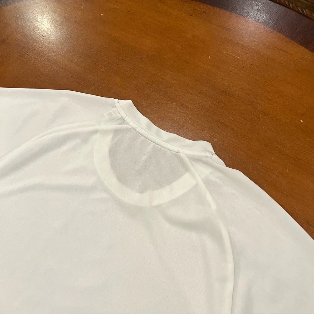 Adidas Men’s Climalite ID Performance Short-Sleeve Tee White/Black XL Workout